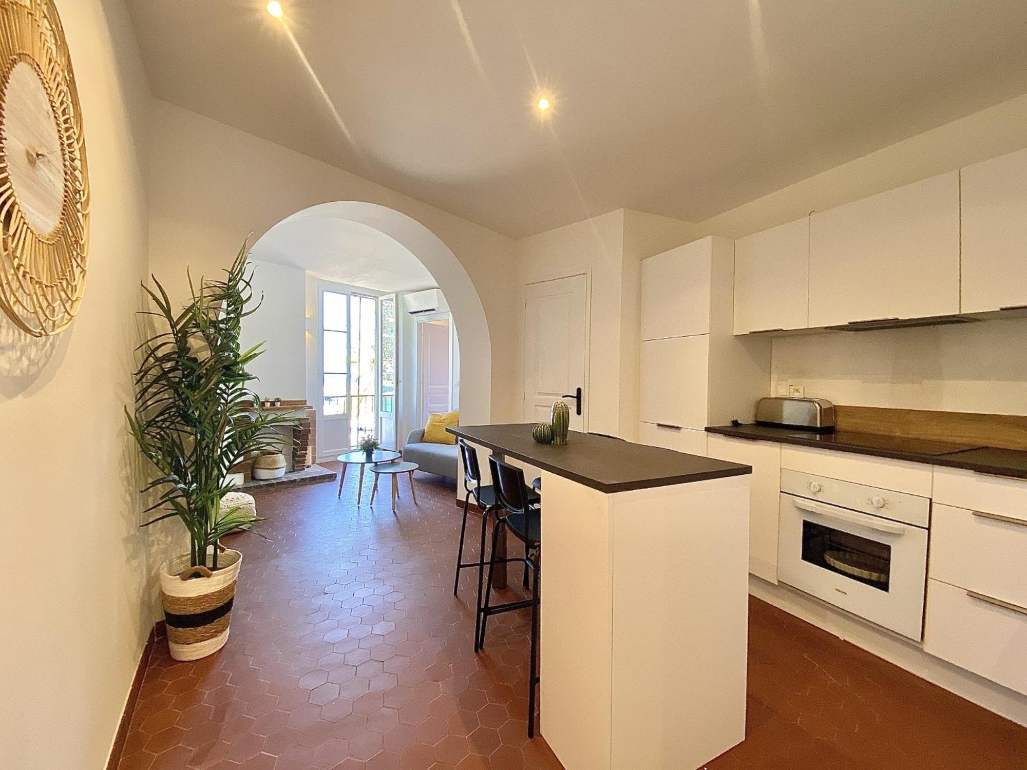 Sablettes Beach-Plage-Vue Mer-Centre Ville Menton Kamer foto